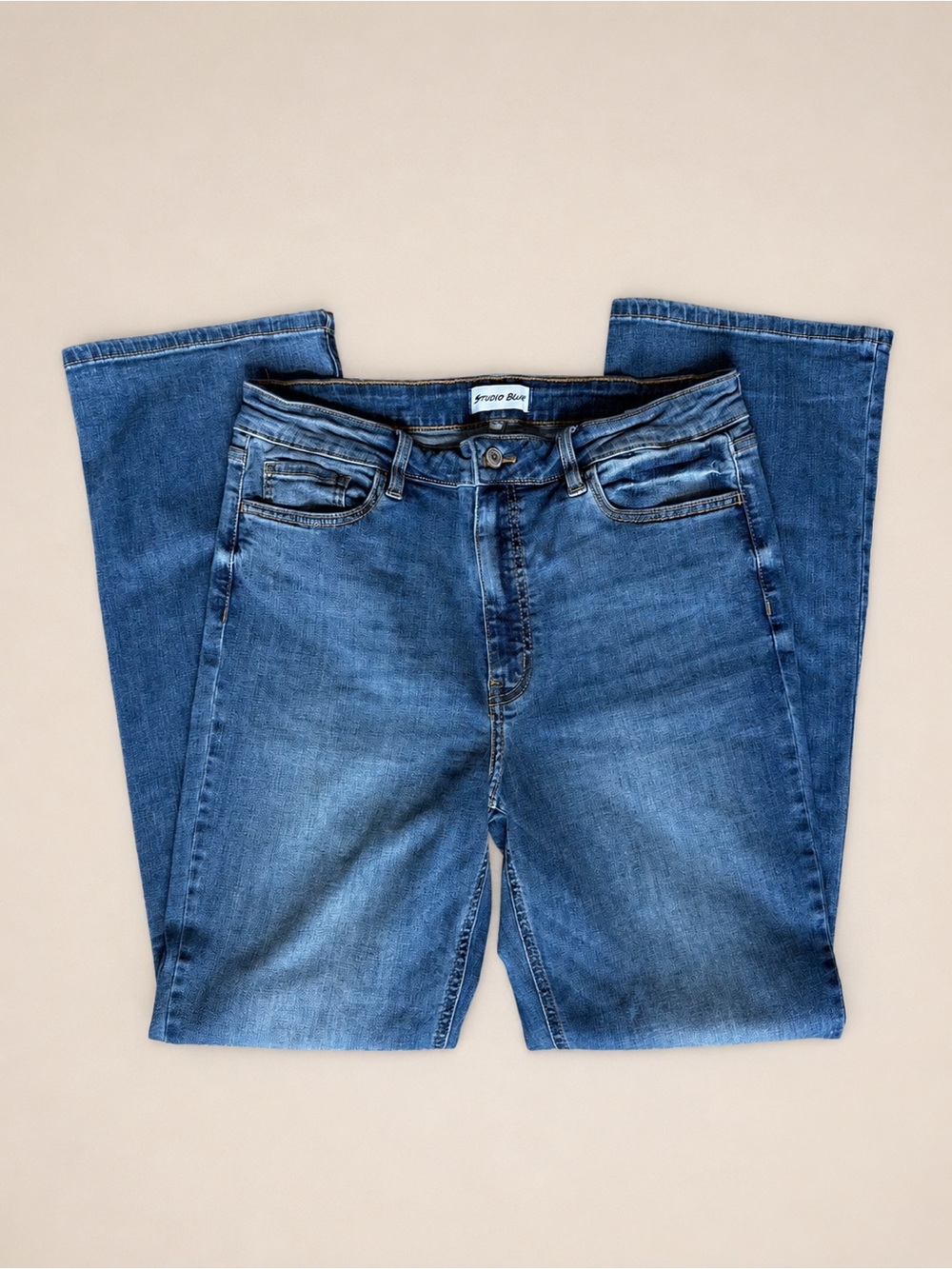 Studio Blue Mar High-Rise Bootcut Blue Jeans